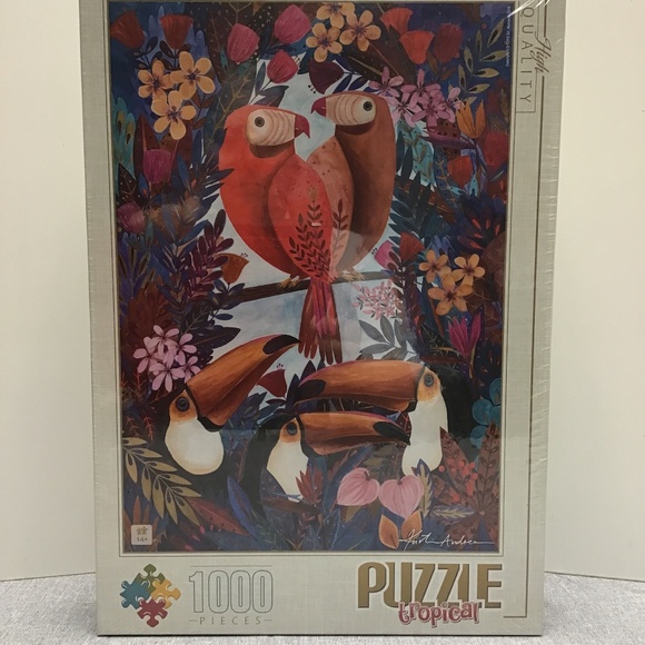 BRAND NEW ! D-TOYS puzzle 1000 pces - Tropical Toucan - Picture 1 of 4